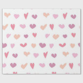 Hartenpatroon Cadeaupapier (Vlak)
