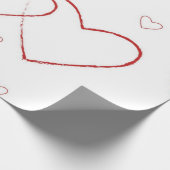 Hartenpatroon Cadeaupapier (Hoek)