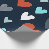 Hartenpatroon Cadeaupapier (Hoek)