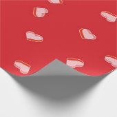 Hartenpatroon Cadeaupapier (Hoek)