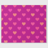 Hartenpatroon Cadeaupapier (Vlak)