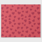 Hartenpatroon Cadeaupapier (Vlak)