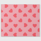 Hartenpatroon Cadeaupapier (Vlak)