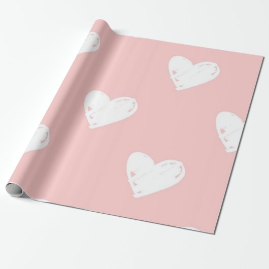 Hartenpatroon Cadeaupapier (Uitgerold)