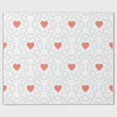 Hartenpatroon Cadeaupapier (Vlak)
