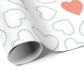 Hartenpatroon Cadeaupapier (Rol Hoek)
