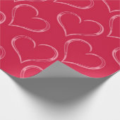 Hartenpatroon Cadeaupapier (Hoek)