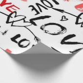 Hartenpatroon Cadeaupapier (Hoek)