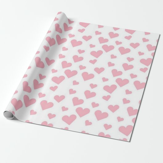 Hartenpatroon Cadeaupapier (Uitgerold)
