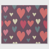Hartenpatroon Cadeaupapier (Vlak)