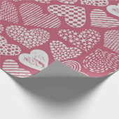 Hartenpatroon Cadeaupapier (Hoek)
