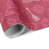 Hartenpatroon Cadeaupapier (Rol Hoek)