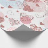 Hartenpatroon Cadeaupapier (Hoek)
