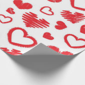 Hartenpatroon Cadeaupapier (Hoek)