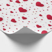 Hartenpatroon Cadeaupapier (Hoek)