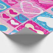Hartenpatroon Cadeaupapier (Hoek)