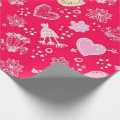 Hartenpatroon Cadeaupapier (Hoek)