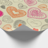 Hartenpatroon Cadeaupapier (Hoek)
