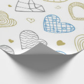 Hartenpatroon Cadeaupapier (Hoek)