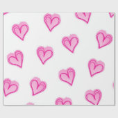 Hartenpatroon Cadeaupapier (Vlak)
