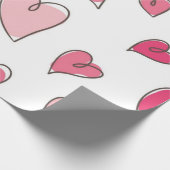 Hartenpatroon Cadeaupapier (Hoek)