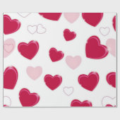 Hartenpatroon Cadeaupapier (Vlak)