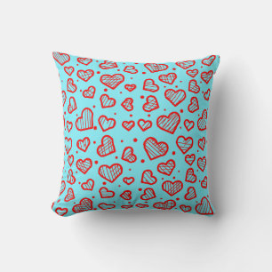 Hartenpatroon - geïnspireerd door Valentijnsdag Kussen