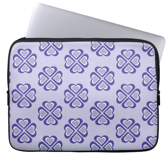 Hartenpatroon Laptop Sleeve (Voorkant)