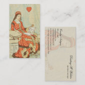  hartenschilderingkoningin visitekaartje (Voorkant / Achterkant)