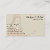  hartenschilderingkoningin visitekaartje (Achterkant)