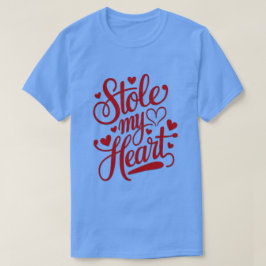 Hartensnaren bevestigd t-shirt