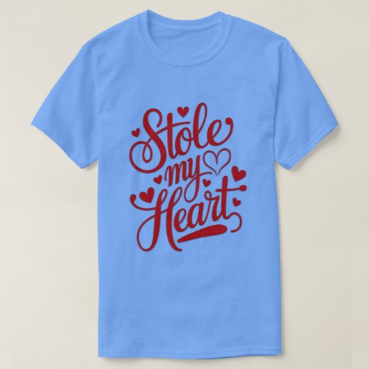 Hartensnaren bevestigd t-shirt (Design voorkant)