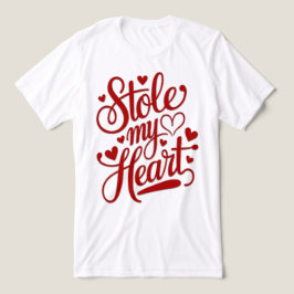 Hartensnaren bevestigd Tri-Blend shirt