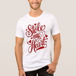 Hartensnaren bevestigd Tri-Blend shirt