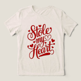 Hartensnaren bevestigd Tri-Blend shirt