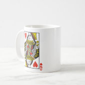 Hartenspeelkaarten Koffiemok (Voorkant links)