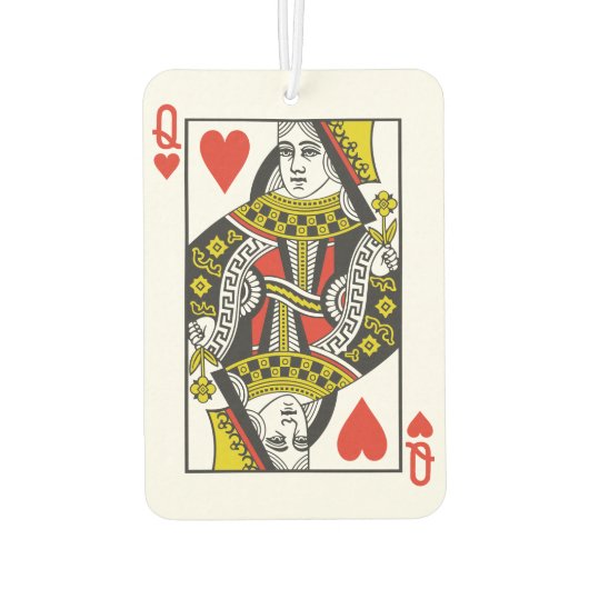 Hartenspeelkaarten Luchtverfrisser (Achterkant)