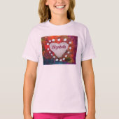 Hartenvinger geverfd t-shirt (Voorkant)