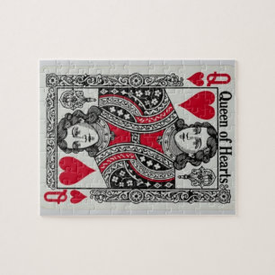 HARTENVROUWEN SPEELKAART LEGPUZZEL