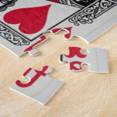 HARTENVROUWEN SPEELKAART LEGPUZZEL (Zijkant)