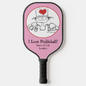 Hartfee © Gepersonaliseerd Pickleball Paddle (Voorkant)