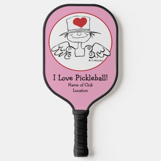 Hartfee © Gepersonaliseerd Pickleball Paddle (Voorkant)