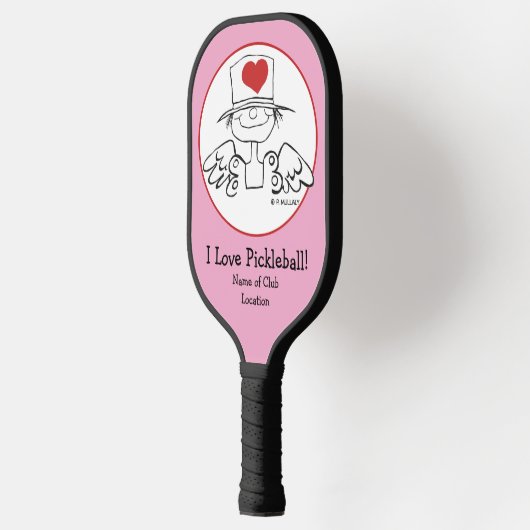 Hartfee © Gepersonaliseerd Pickleball Paddle (Links)