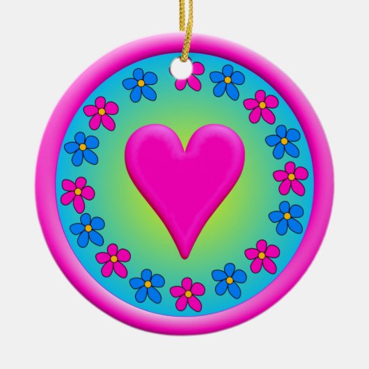 hartfeit keramisch ornament (Voorkant)