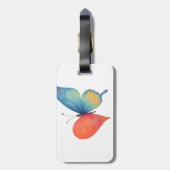 Hartfladderen Bagagelabel (Achterkant verticaal)