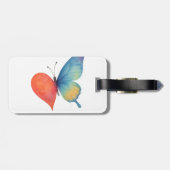 Hartfladderen Bagagelabel (Achterkant horizontaal)