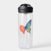 Hartfladderen Waterfles (Voorkant)