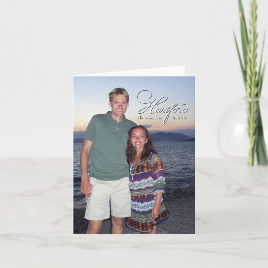 Hartford Bedankt kaart (Voorkant)