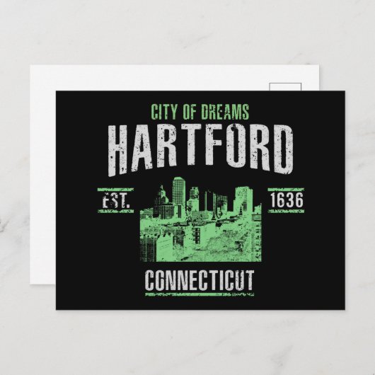 Hartford Briefkaart (Voorkant / Achterkant)