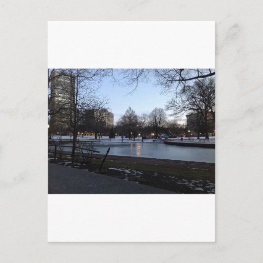 Hartford briefkaart - Bushnell Park (Voorkant)